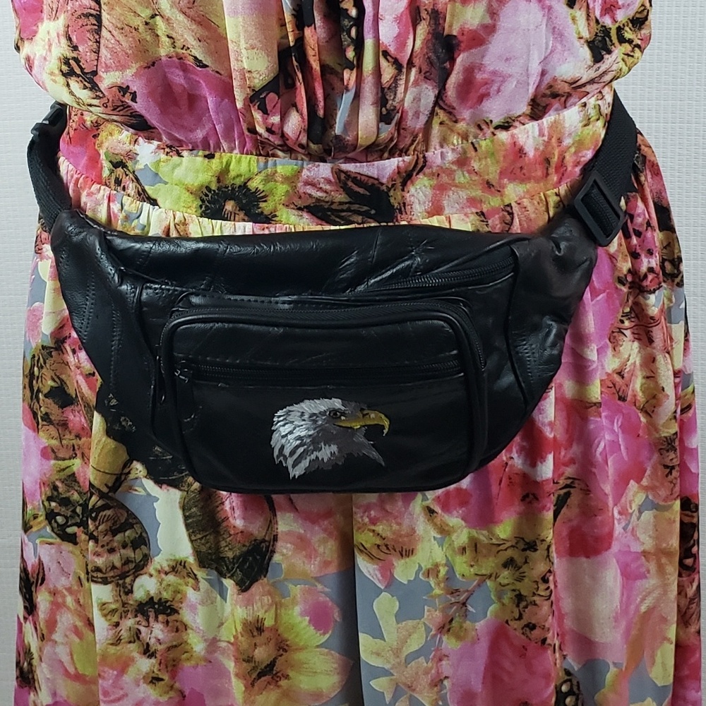 Unbranded Black Pouch Fanny Pack Waist Bag